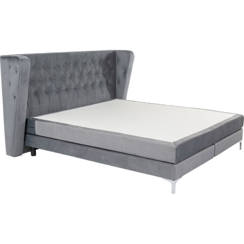 Boxspring Bed Benito Moon Grey 160x200cm